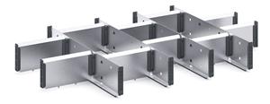 Cubio Metal / Steel Divider Kit ETS-85100-7 15 Compartment Bott Cubio Steel Divider Kits 27/43020655 Cubio Divider Kit ETS 85100 7 15 Comp.jpg